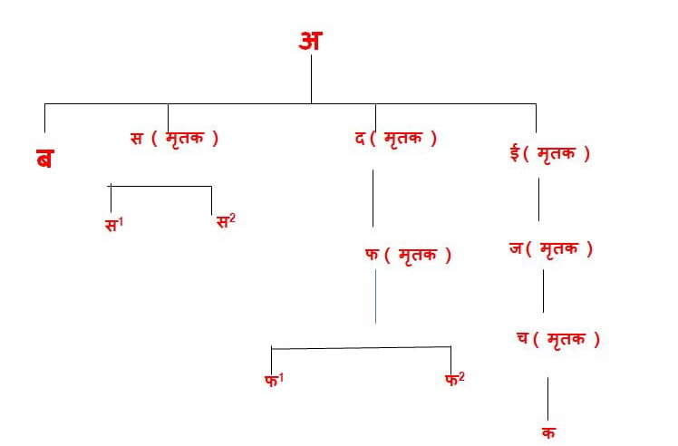 विभाजन में हिस्से के विवरण के क्या नियम हैं ?