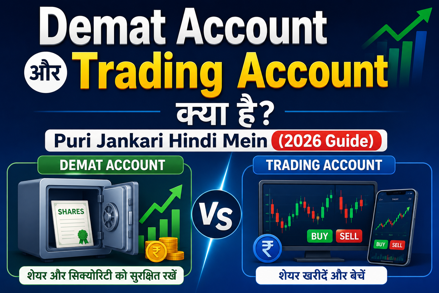 Demat Account aur Trading Account Kya Hai ?